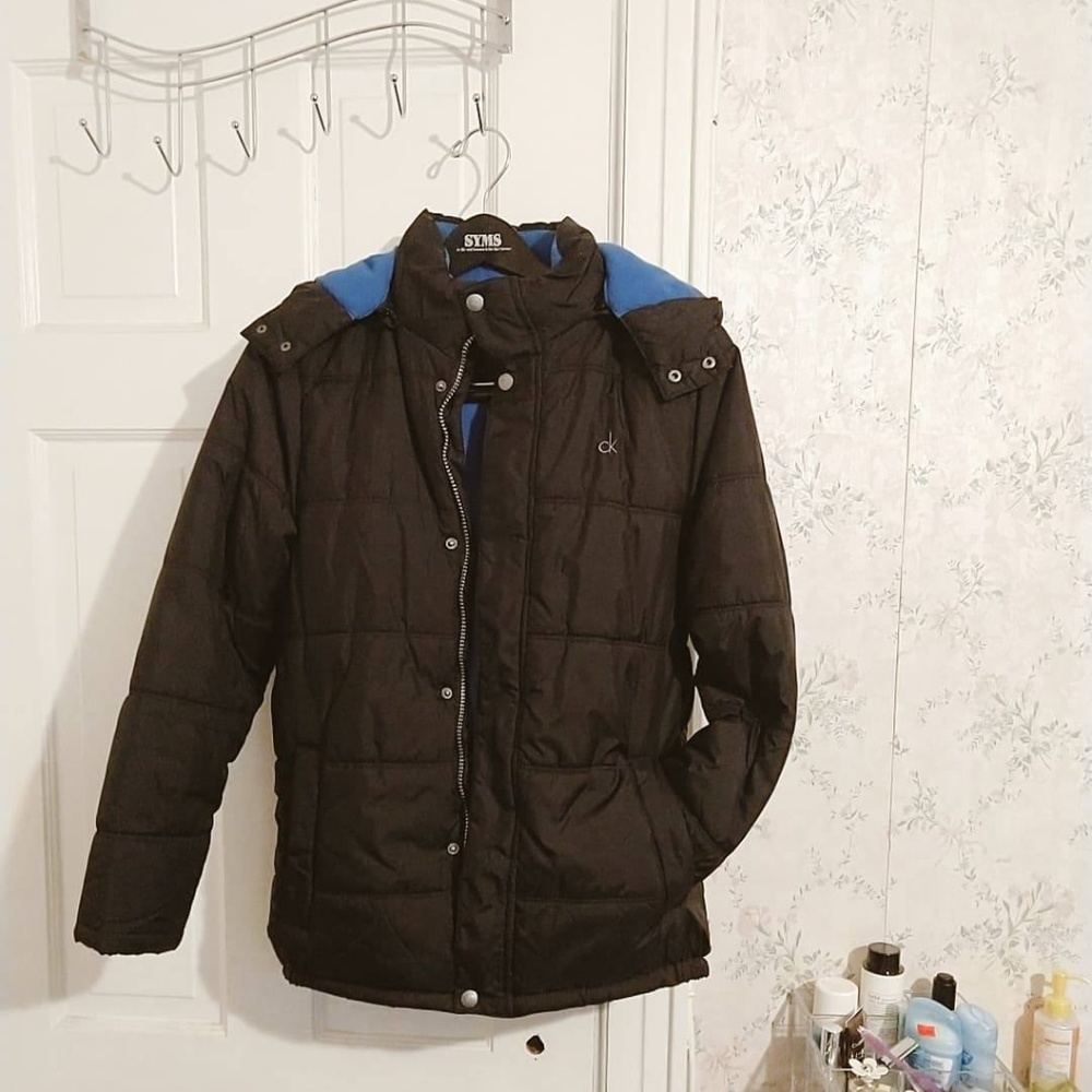Calvin Klein Sherpa-Lined Puffer Jacket